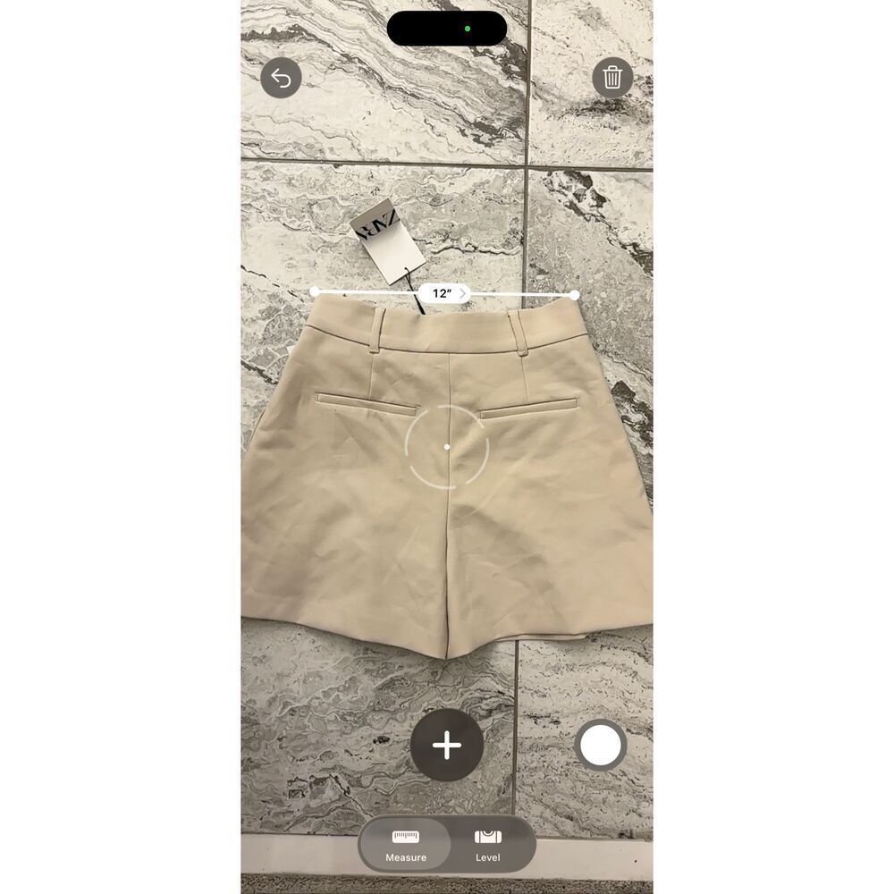 NWT Zara high waist shorts. XS C17 - Picture 7 of 8